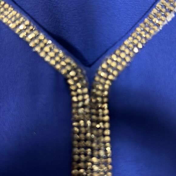 👠Grace Woman royal blue top with sequined accent 22/24 - Picture 6 of 6